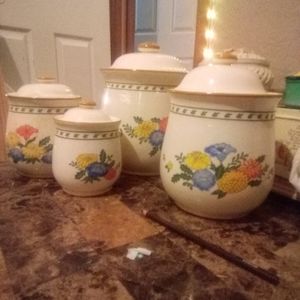 M. KAMENSTEIN MCMLXXXII -1982 - 4 Kitchen Canister